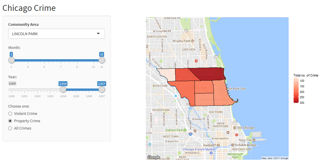 Temporal Chicago Crime Interactive Map And Analysis Under User Centric Hierarchies R And Shiny Module Siravich Khongrod Portfolio